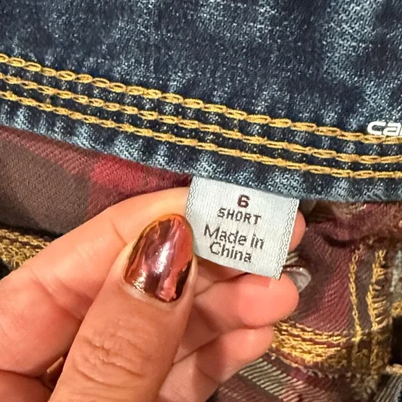 Carhartt Women's Dark Blue Straight Jeans - Picture 3 of 5